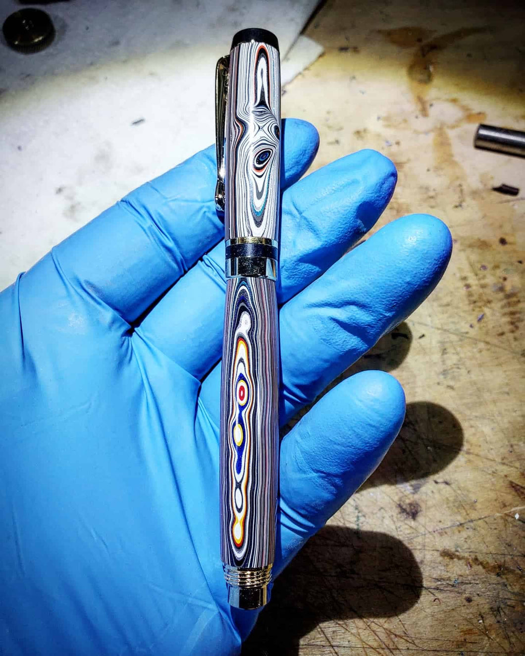 Fordite Rollerball Pen - Style 1